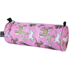 Childrens pencil cases- pink horses
