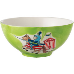 Children's Hand Painted Ceramic Bowl - Knight and Dragon