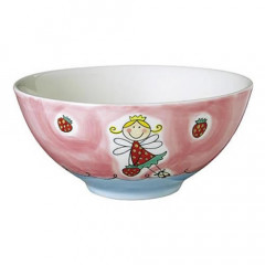 Girl Ceramic bowl - Strawberry fairy