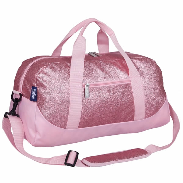 Children's Pink Glitter Duffle Bag
