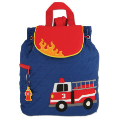 Fire Engine Personalised Backpack