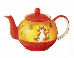 Oommh cat tea for one teapot