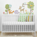 Girls Forest Animals Wall Stickers