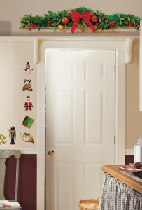 Christmas Mantlepiece Wall Stickers by RoomMates