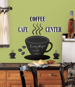 Chalkboard Coffee Cup Wall Sticker by RoomMates