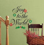 Joy To The World Wall Sticker Quotes