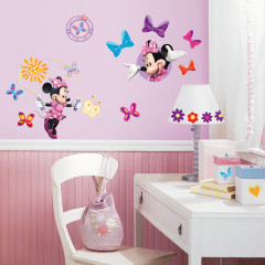 Disney Minnie Mouse Bow-Tique Wall Stickers