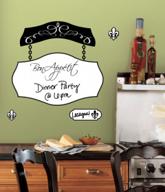 Bon Appetit Dry Erase Wall Stickers by RoomMates