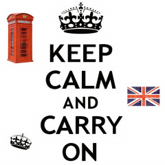 Keep Calm and Carry On Wall Stickers