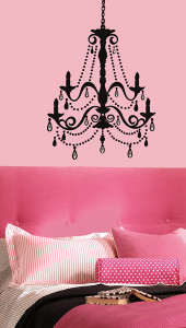 Chandelier Wall Stickers With Gems by RoomMates